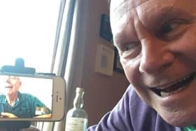 Professor Joe Goldblatt of Edinburgh meets Joe Goldblatt of Arizona (Picture: Joe Goldblatt)