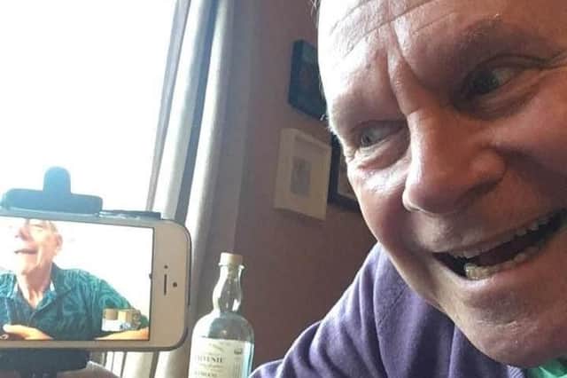 Professor Joe Goldblatt of Edinburgh meets Joe Goldblatt of Arizona (Picture: Joe Goldblatt)