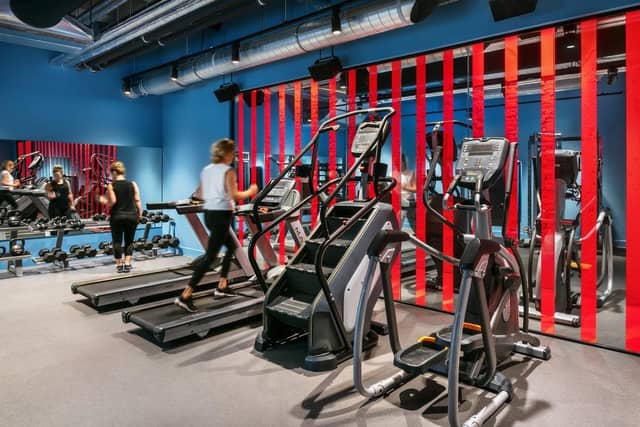 The gym at Social Hub Amsterdam City. Pic: Sal Marston
