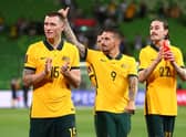 Australia's Mitchell Duke, Jamie Maclaren and Jackson Irvine are among a number of players who took part in the video.