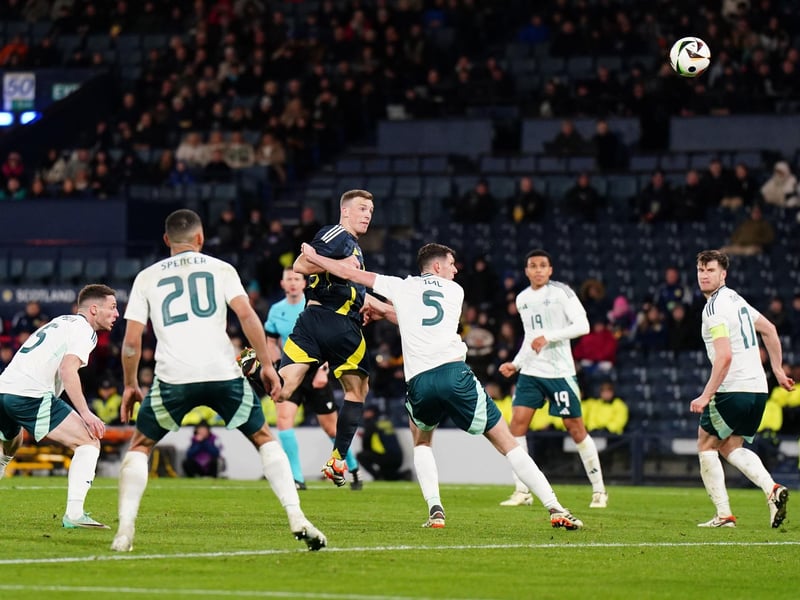 Lewis Ferguson came on in the first half and had some nice moments, adding more attacking threat to the team. Che Adams did not see much of the ball, Kenny McLean tried to raise the pace of the game, while Stuart Armstrong won his 50th cap. Lawrence Shankland missed two decent chances to rescue a draw.