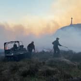 Gamekeepers putting out a wildfire in the Highlands (pic: Scottish Gamekeepers Association)