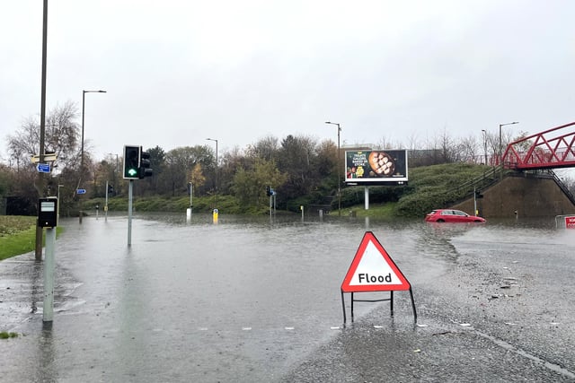 Traffic Scotland said there were reports of vehicles becoming stuck in standing water on the A90 Southbound between Laurencekirk and Brechin and the road was later closed southbound at Stracathro.