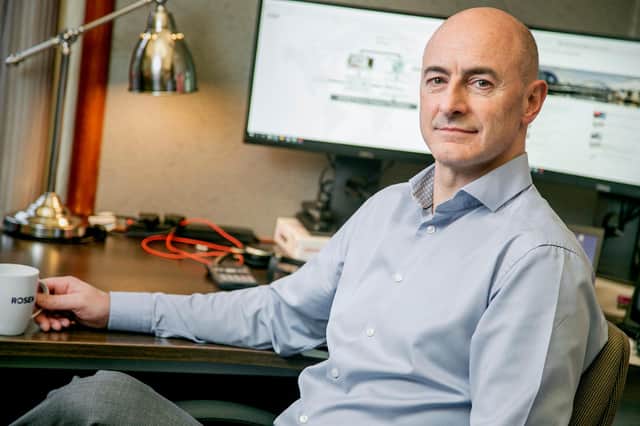 Bryn Roberts, technical engineering manager for Rosen in Aberdeen. Picture: Rory Raitt.