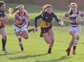 Scotland debutant Francesca McGhie in action for Watsonians.