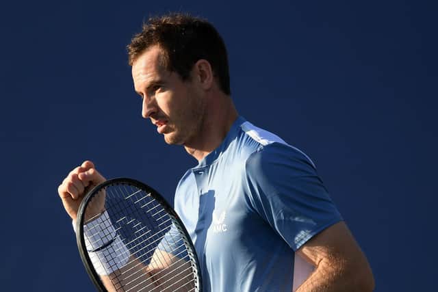Andy Murray is back in training