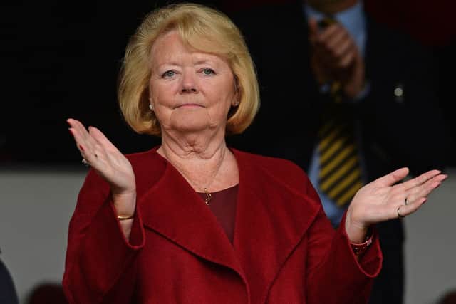 Hearts owner Ann Budge.