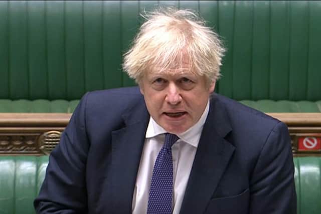 Boris Johnson has said new money will be passed to the Scottish Government to help support businesses.