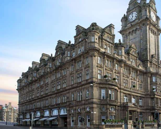 The Balmoral hotel on the corner of Princes Street and North Bridge is one of the most famous landmarks on Edinburgh's skyline.