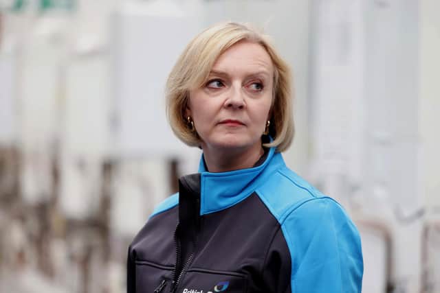 Prime Minister Liz Truss during a visit to the British Gas training academy, near Dartford, in north west Kent, to coincide with support for energy bills coming into effect on 1st October. PIC: Ian Vogler/Daily Mirror/PA Wire