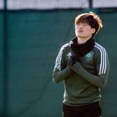 Kyogo Furuhashi has recovered from a shoulder injury.  (Photo by Craig Foy / SNS Group)