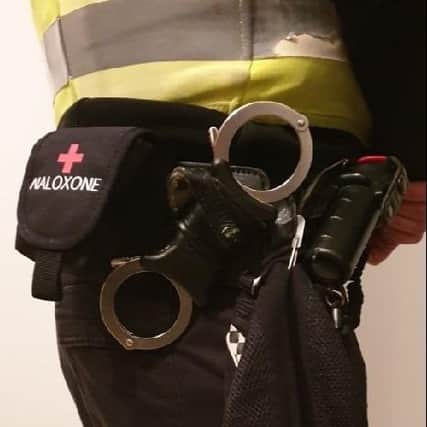 This is the first time officers in North East division are receiving the personal issue kit.