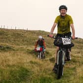 Alastair Dalton on the 1,000ft descent to Spittal of Glenshee in the Lezyne Cateran Dirt Dash. (Photo by Markus Stitz/Lezyne Cateran Dirt Dash)