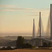 The Queensferry Crossing will partially close overnight at the weekend. Pic: Transport Scotland