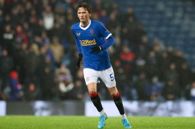 Rangers' Alex Lowry impressed again in the 1-0 win over Livingston. (Photo by Alan Harvey / SNS Group)