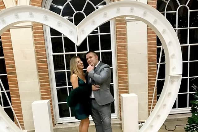 Mum-of-two Steph Carr, 31, had been over the moon when her partner of 13 years James Fuller, 35, popped the question. Picture: Steph Carr / SWNS