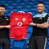 Glasgow Warriors' Lions, Ali Price and Zander Fagerson.