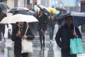 The miserable weather may have kept many shoppers away from the high street.