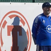 Head Coach Steve Clarke during Scotland National team's training on November 11, 2021, in La Finca, Spain. (Photo by Jose Breton / SNS Group)