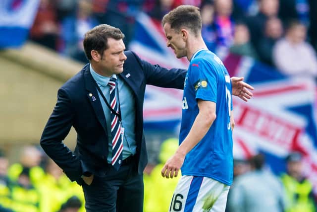 Rangers manager Graeme Murty regrets subbing Andy Halliday during the first half of the Scottish Cup semi-final. Picture: SNS