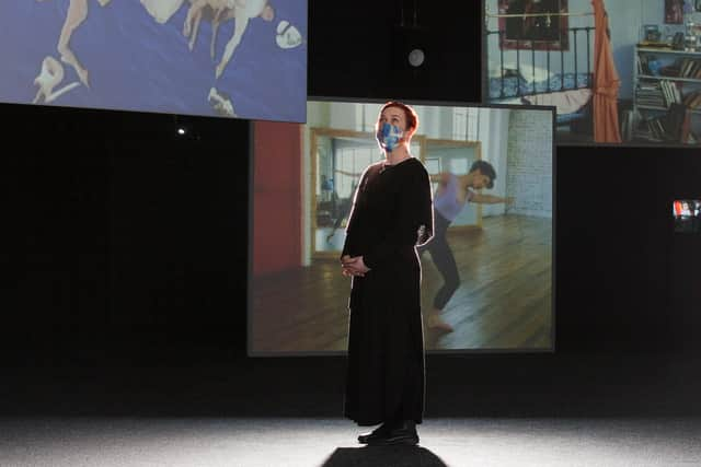 Installation view of Michael Clark: Cosmic Dancer at the V&A Dundee PIC: Michael McGurk