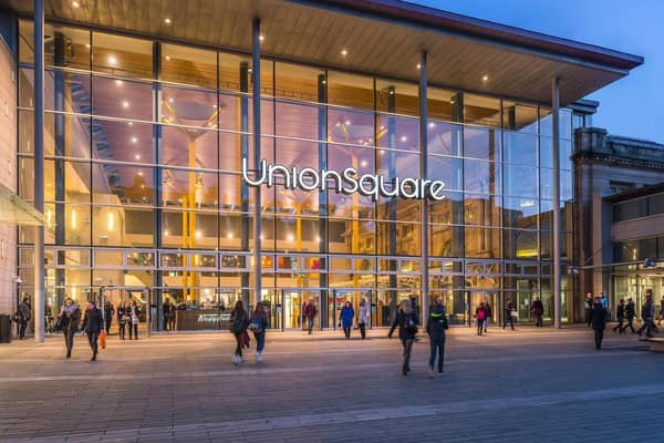 Aberdeen's Union Square shopping centre sits next to the city’s railway station and is home to scores of household names. It houses several cafes and restaurants and a Cineworld complex.