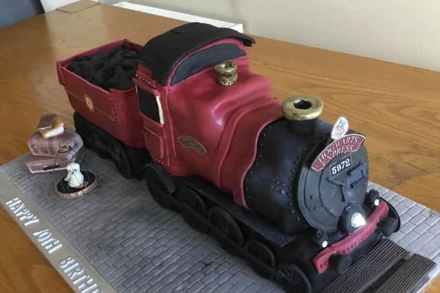 Jeanette Murray produced this Harry Potter Hogwarts Express birthday cake before lockdown last year.