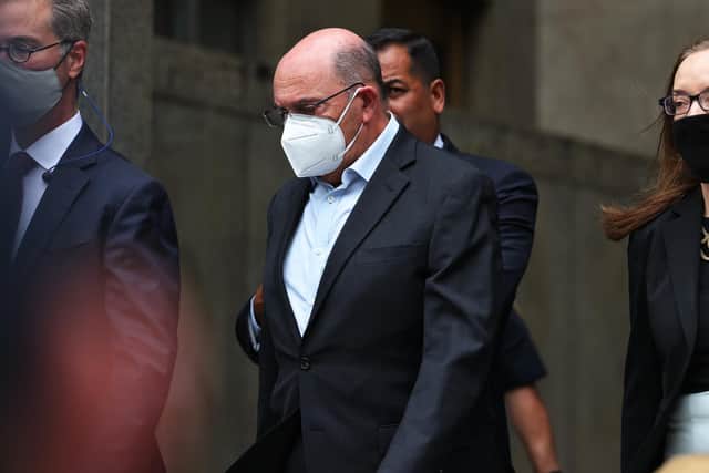 Allen Weisselberg leaves Manhattan Criminal Court in July. Picture: Michael M. Santiago/Getty