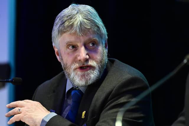Martin Kennedy, NFUS president, a the union's annual conference (pic: John Devlin/The Scotsman)