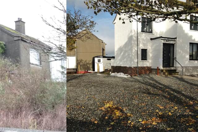 A house in Tonge, Western Isles, which is a finalist in the ‘best before and after’ award category.