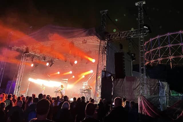 Pictish Trail on stage at the Hidden Door festival in Granton in 2021.