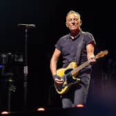 Bruce Springsteen playing a festival in Werchter in Belgium last month on his current tour with the E Street Band (Photo by JAMES ARTHUR GEKIERE / Belga / AFP) / Belgium OUT (Photo by JAMES ARTHUR GEKIERE/Belga/AFP via Getty Images)