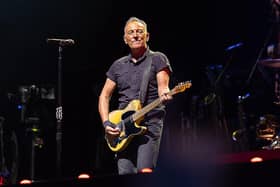 Bruce Springsteen playing a festival in Werchter in Belgium last month on his current tour with the E Street Band (Photo by JAMES ARTHUR GEKIERE / Belga / AFP) / Belgium OUT (Photo by JAMES ARTHUR GEKIERE/Belga/AFP via Getty Images)