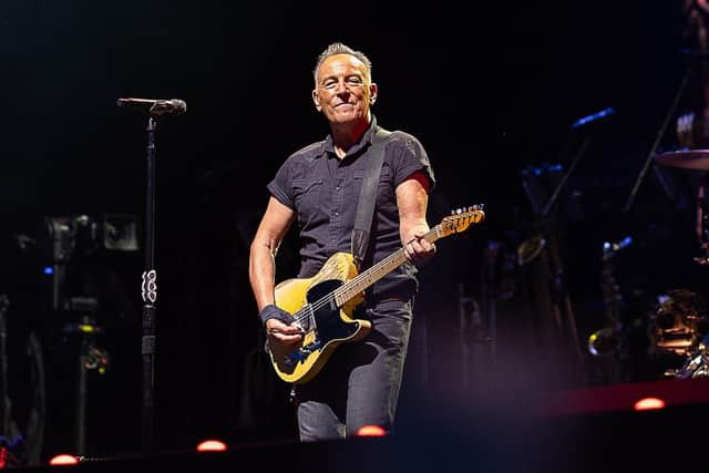 Bruce Springsteen playing a festival in Werchter in Belgium last month on his current tour with the E Street Band (Photo by JAMES ARTHUR GEKIERE / Belga / AFP) / Belgium OUT (Photo by JAMES ARTHUR GEKIERE/Belga/AFP via Getty Images)