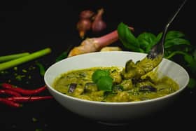 A curry dish from the new Okanda concept within Edinburgh food hall Bonnie & Wild.