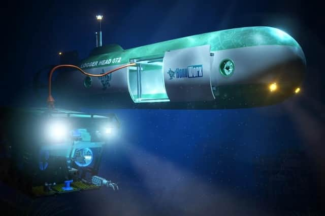 The HonuWorx mothership, part of a subsea robotics project backed by the Net Zero Technology Centre in Aberdeen - the go-to tech hub for the North Sea energy industry