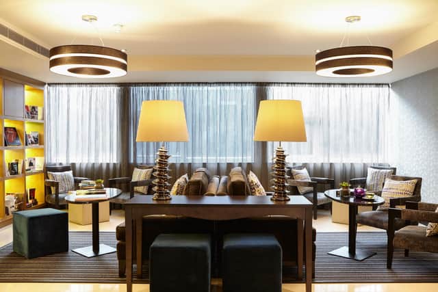 The Library is one of the communal spaces at K West Hotel and Spa, London. Pic: Contributed