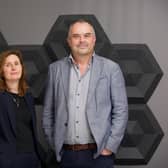 Rhona Bree, who joins Equity Gap from Scottish Enterprise as a senior investment and portfolio manager, with Fraser Lusty, who becomes managing director.