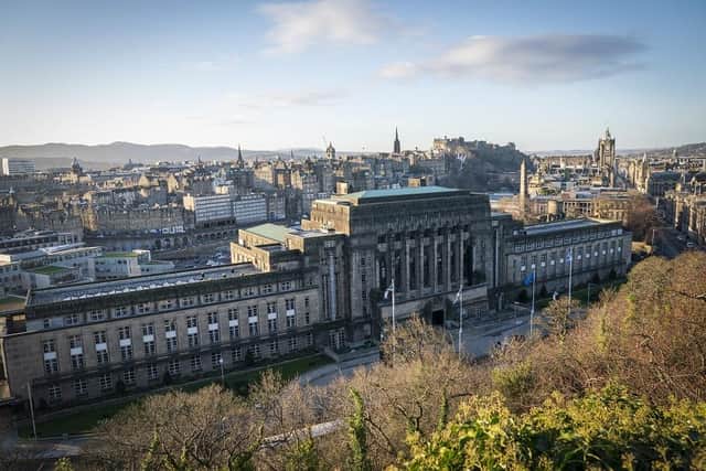 St Andrew's House, headquarters of the Scottish Government in Edinburgh.