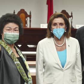 Nancy Pelosi became the highest-ranking American official in 25 years to visit the self-ruled island.