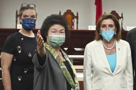 Nancy Pelosi became the highest-ranking American official in 25 years to visit the self-ruled island.
