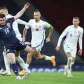 John Fleck in action for Scotland in the 1-0 win over Slovakia at Hampden on October 11, 2020. (Photo by Ian MacNicol/Getty Images)