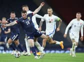John Fleck in action for Scotland in the 1-0 win over Slovakia at Hampden on October 11, 2020. (Photo by Ian MacNicol/Getty Images)