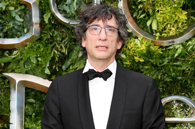 Neil Gaiman at the Global premiere of Amazon Original Good Omens in 2019