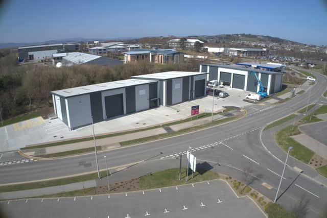 The Crescent trade park at Westhill, Aberdeen was built speculatively by Knight Property Group and completed last March.