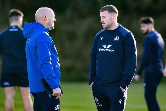 Scotland coach Gregor Townsend left out Finn Russell from his initial autumn squad. (Photo by Craig Williamson / SNS Group)