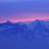 'Purple mountain majesty': The Wasatch mountains near Salt Lake City, Utah (Picture: Matthew Stockman/Getty Images)