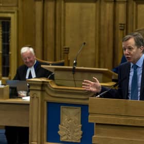 Professor Jason Leitch addresses the General Assembly