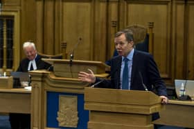 Professor Jason Leitch addresses the General Assembly