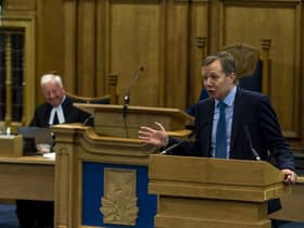 Professor Jason Leitch addresses the General Assembly